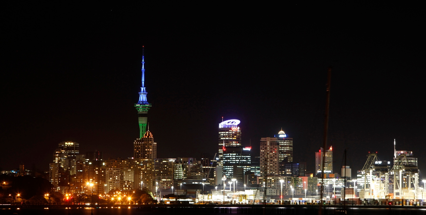 Staden Auckland i Nya Zeeland. Arkivbild. Foto: Alastair Grant/AP/TT