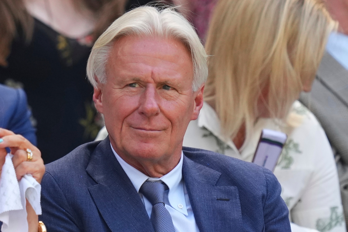 Björn Borg under Wimbledon i somras. Foto: Kirsty Wigglesworth/AP/TT