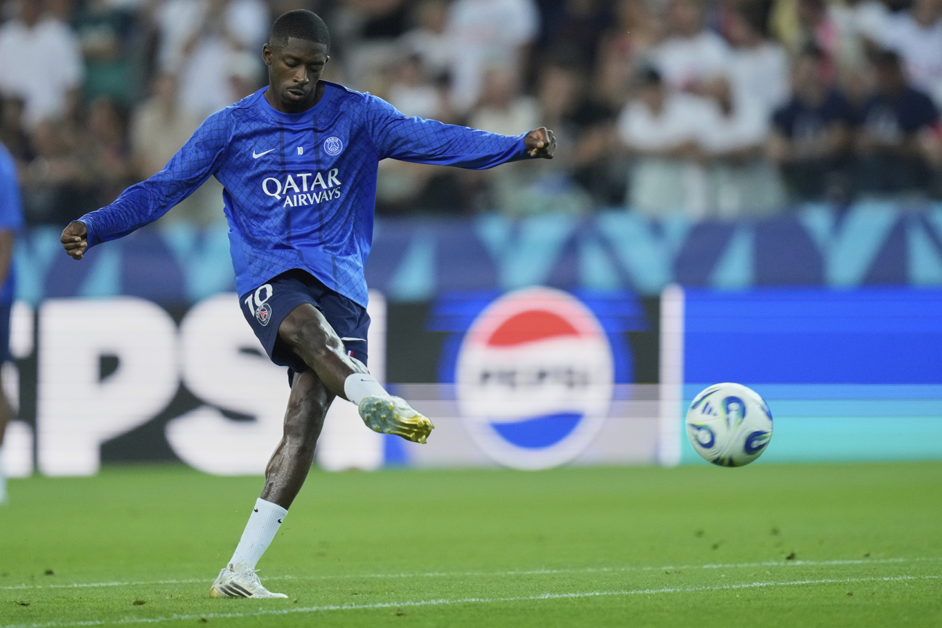 Ousmane Dembélé. Arkivbild. Foto: Darko Bandic/AP/TT