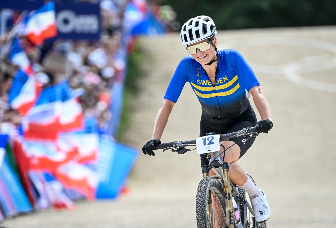 Jenny Rissveds tog guld i mountainbike-VM. Arkivbild. Foto: Pontus Lundahl/TT