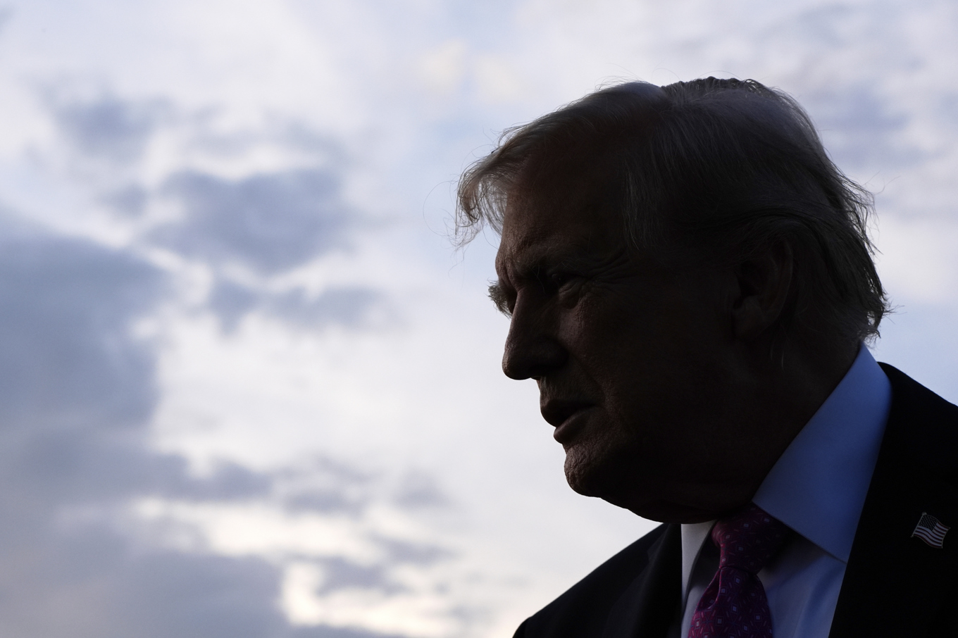 USA:s president Donald Trump, här på bild från i söndags. Foto: Alex Brandon/AP/TT