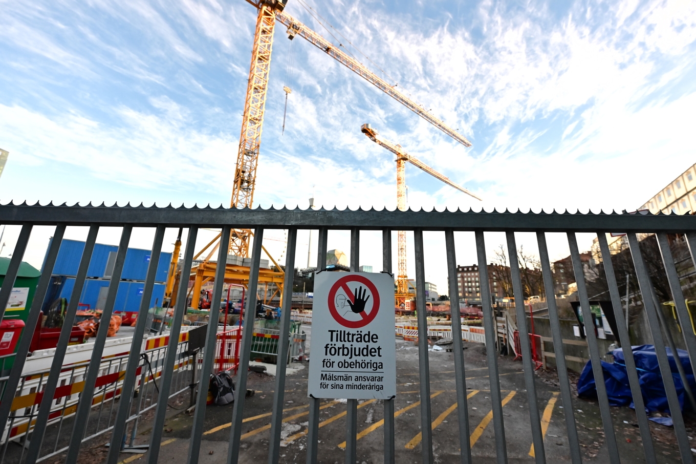 Byggnation av Västlänken pågår vid Korsvägen. Arkivbild. Foto: Björn Larsson Rosvall/TT