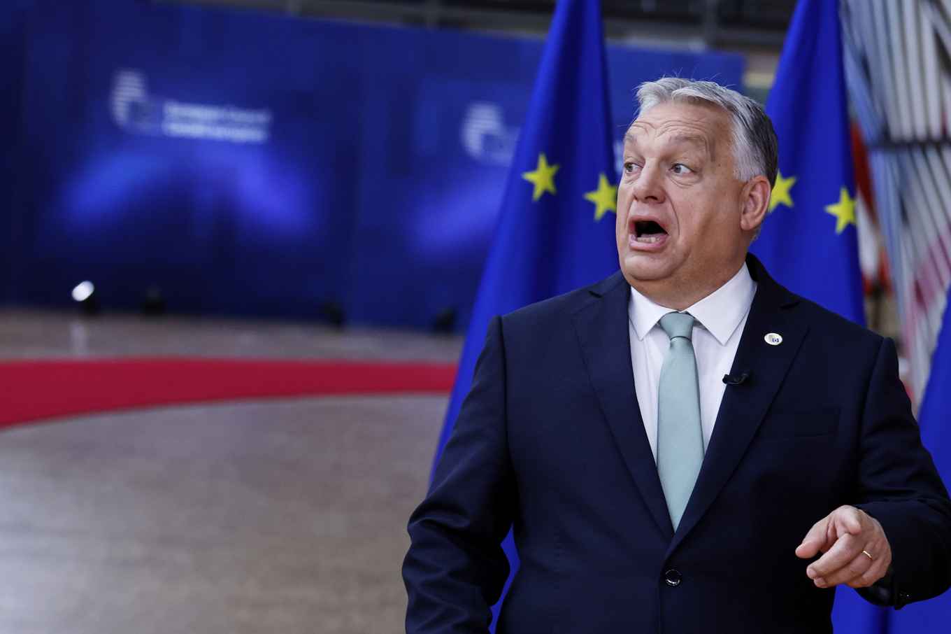 Ungerns premiärminister Viktor Orbán vid ett EU-toppmöte i Bryssel i somras. Arkivfoto. Foto: Omar Havana/AP/TT