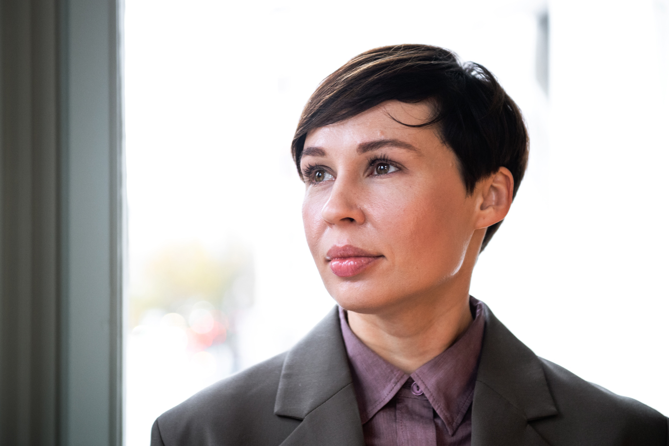 Sofia Andruchovytj har chans att få Kulturhuset Stadsteaterns internationella litteraturpris. Foto: Jakob Åkersten Brodén/TT