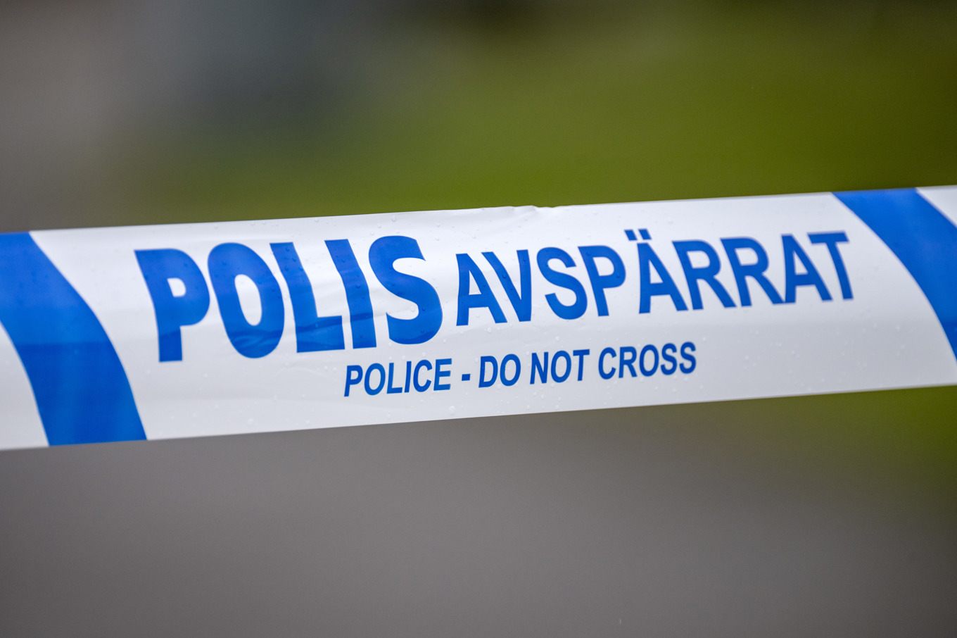 Platsen har spärrats av. Arkivbild. Foto: Johan Nilsson/TT