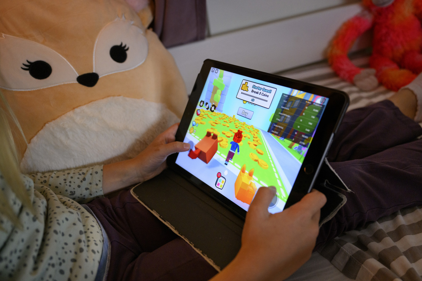 Roblox kan förbjudas för barn under 16 år i Australien. Arkivbild. Foto: Jessica Gow / TT