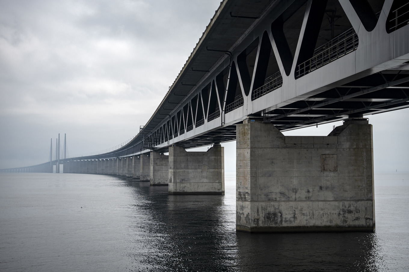 Det var stopp i tågtrafiken på Öresundsbron på torsdagseftermiddagen. Arkivbild. Foto: Johan Nilsson/TT