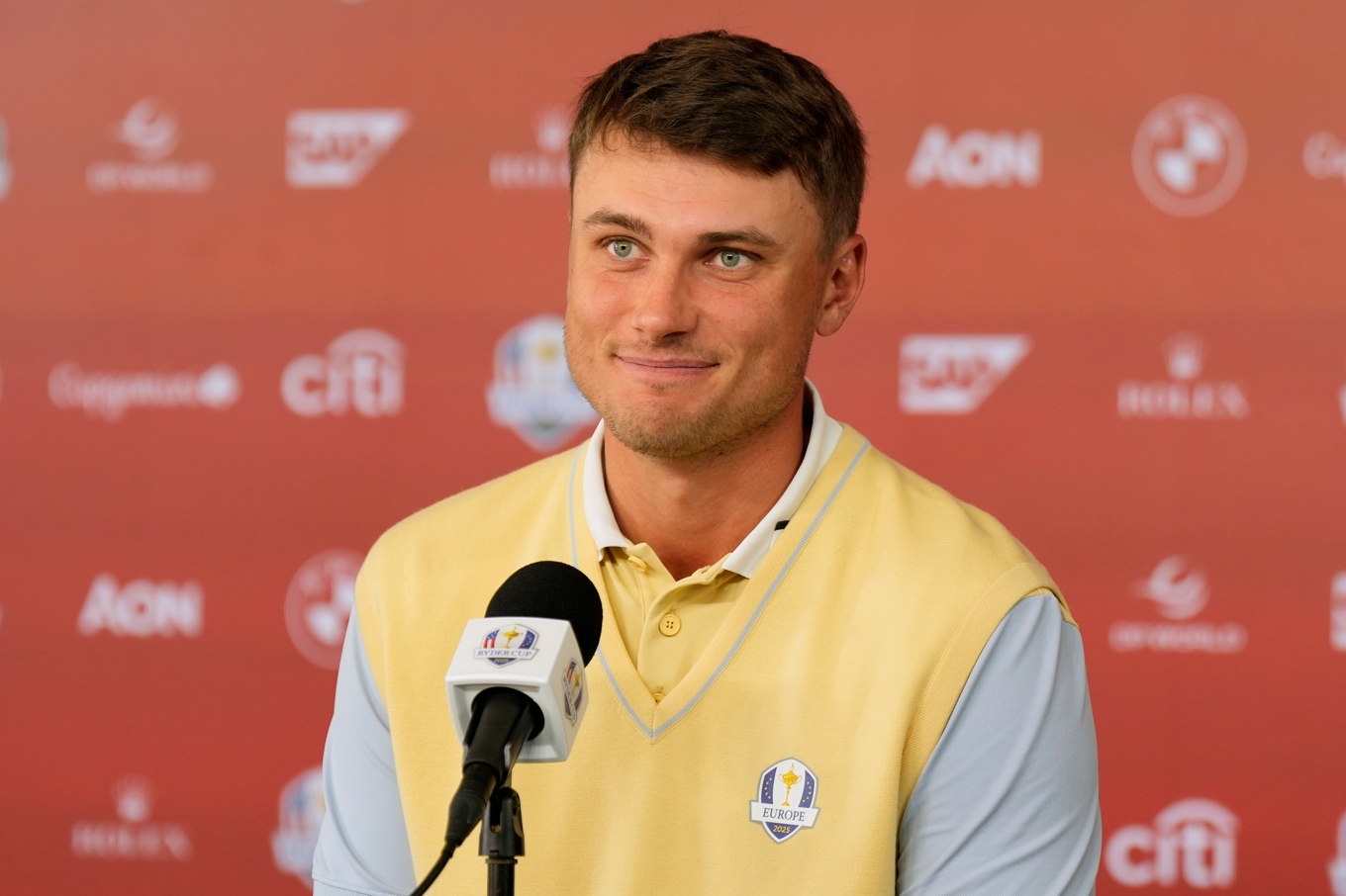 Ludvig Åberg spelar den här veckan karriärens andra Ryder Cup. Foto: Chris Carlson/AP/TT