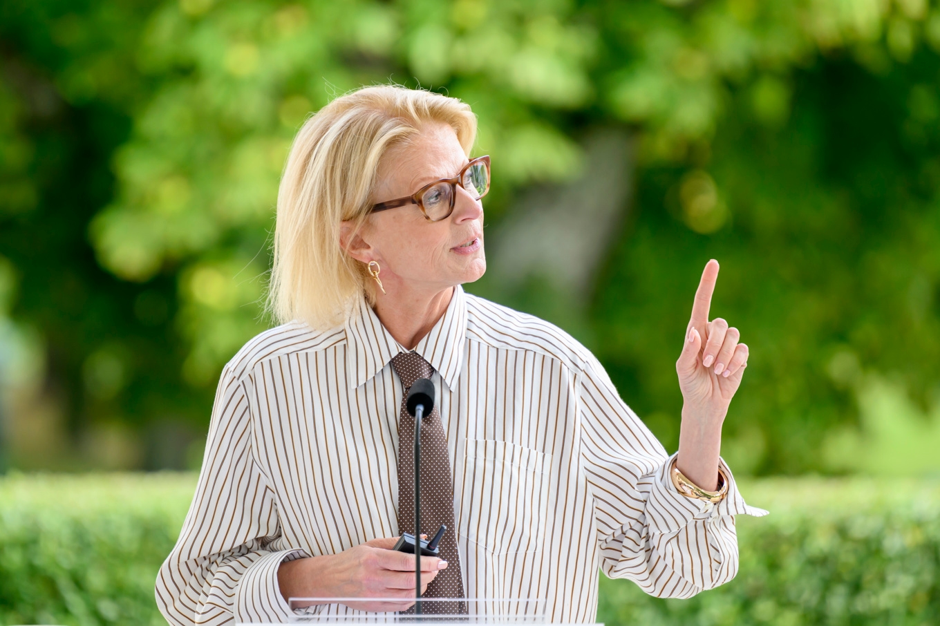 Finansminister Elisabeth Svantesson (M). Foto: Henrik Montgomery/TT
