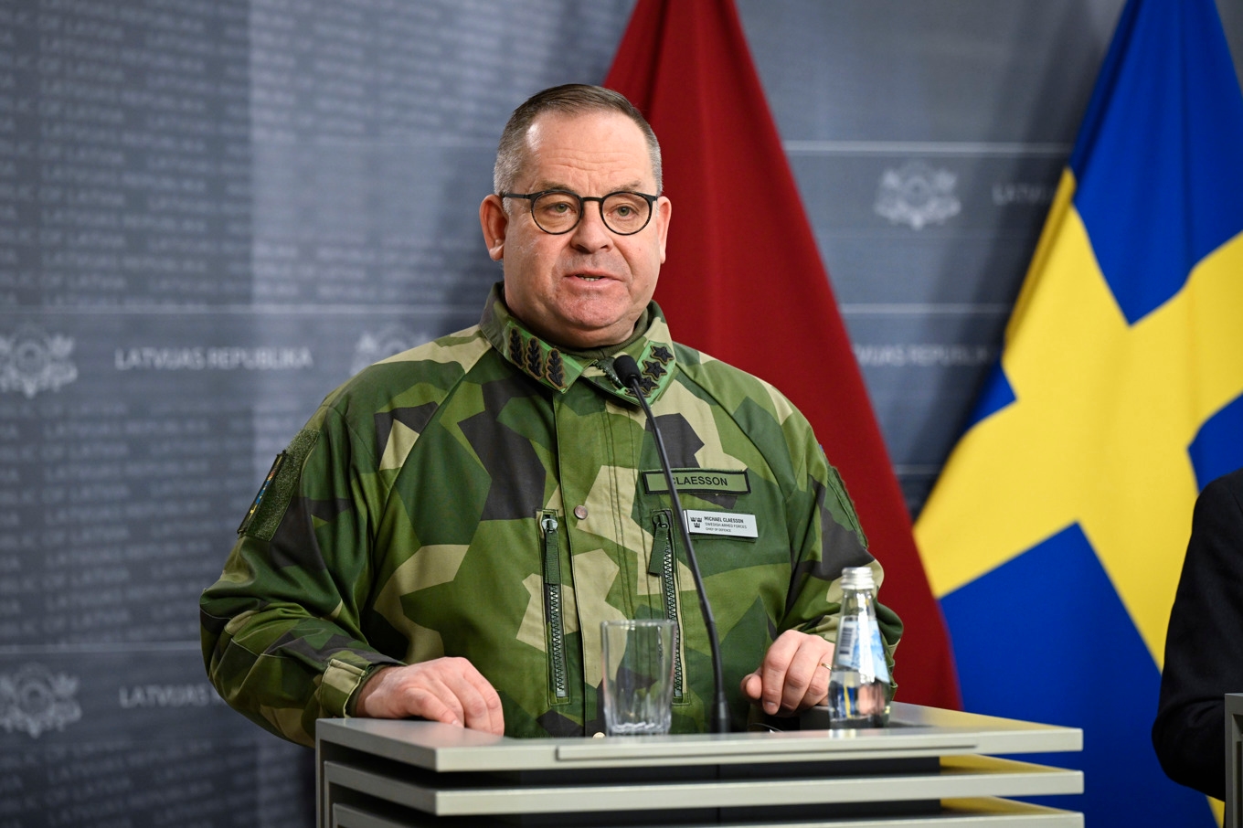 Överbefälhavare Michael Claesson. Arkivbild. Foto: Jessica Gow/TT