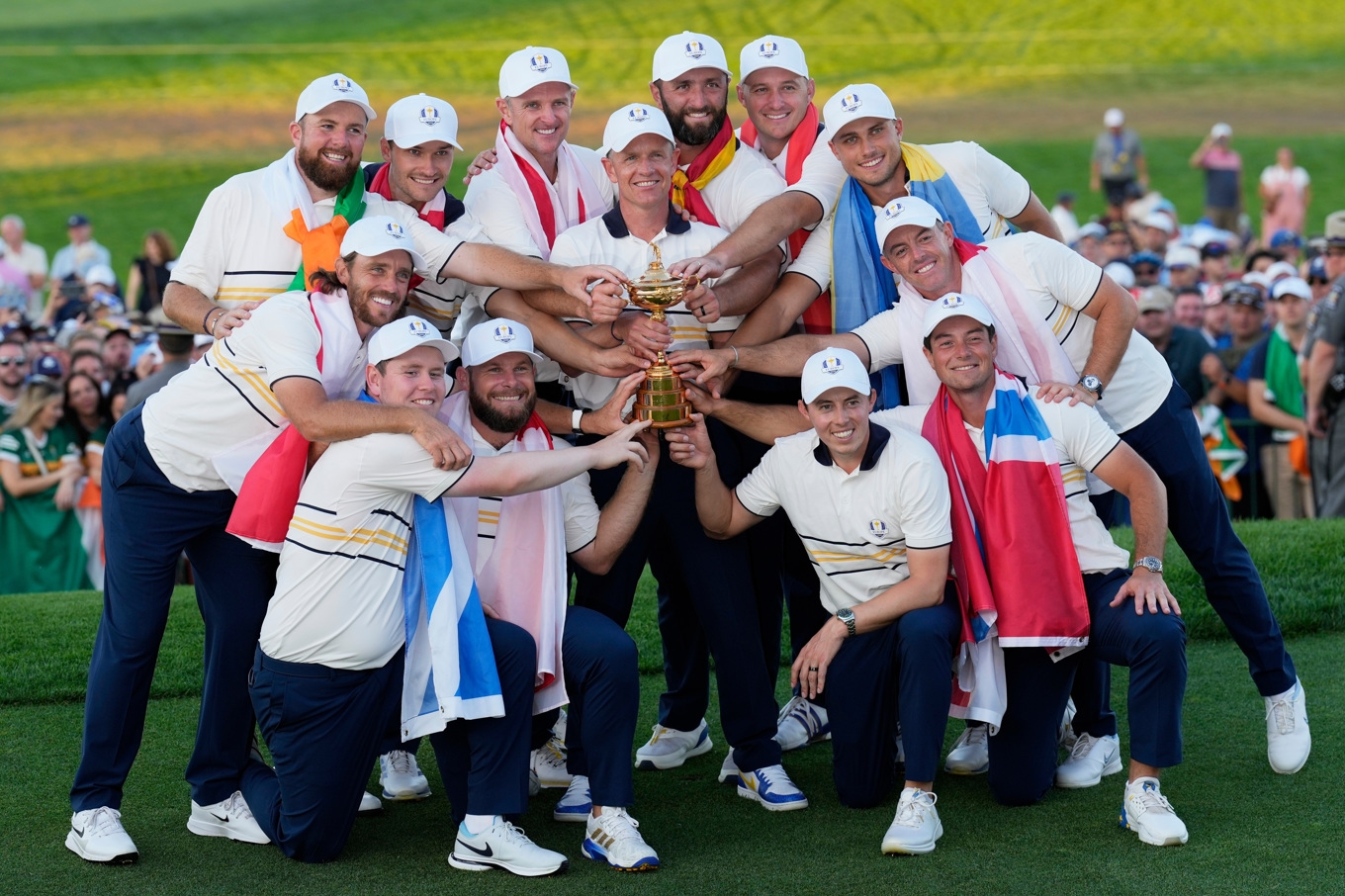 Europa vann igen efter en rysaravslutning i Ryder Cup. Foto: Seth Wenig/AP/TT