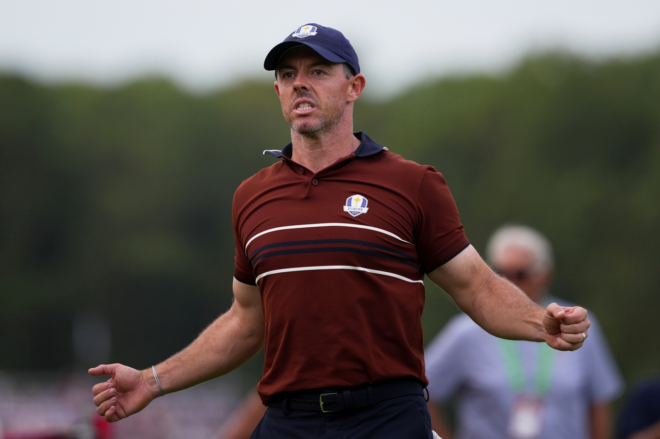 Rory McIlroy var besviken på de amerikanska fansen. Foto: Matt Slocum/AP/TT