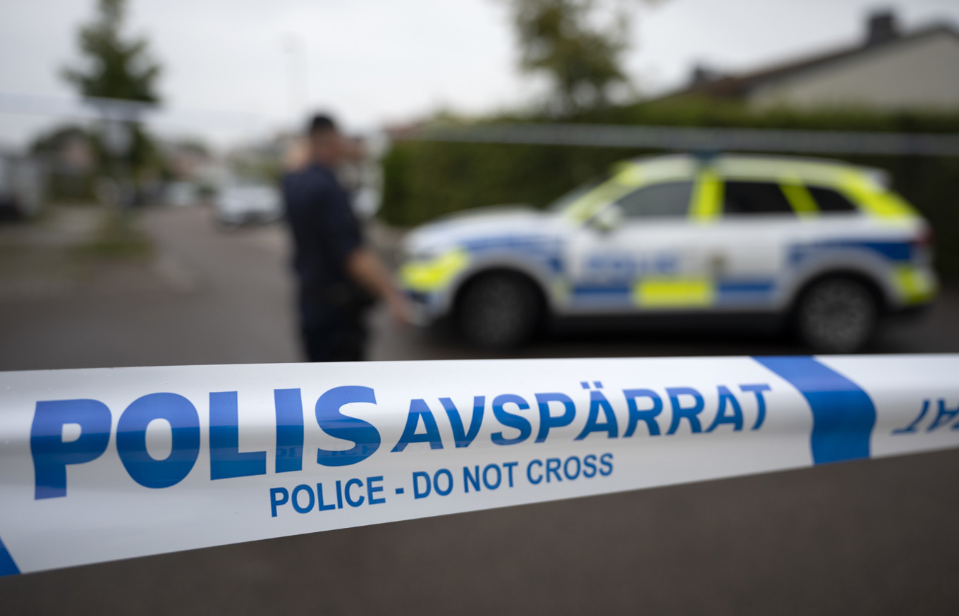 Polisavspärrning efter en explosion. Arkivbild. Foto: Johan Nilsson / TT