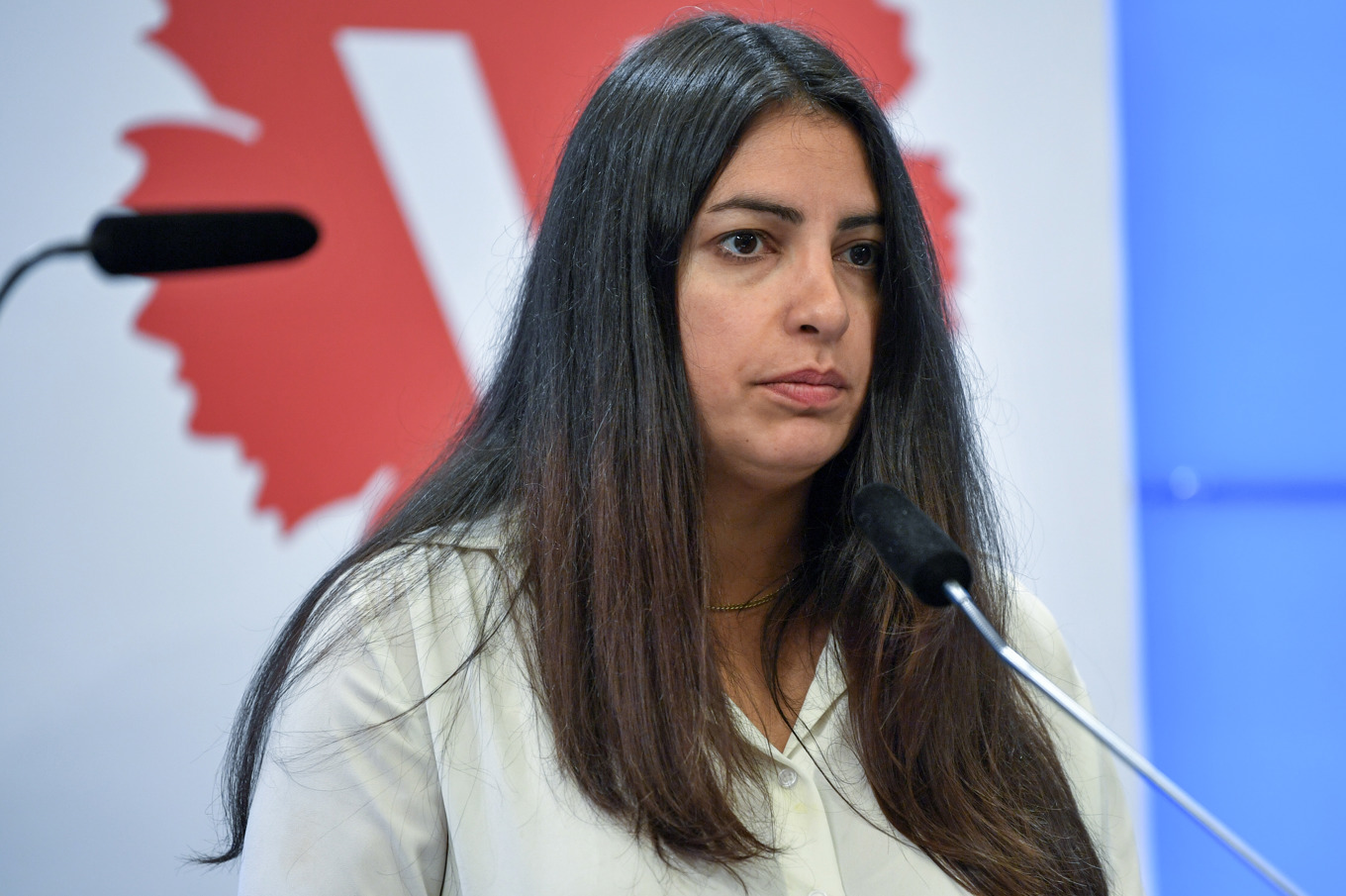 Vänsterpartiets partiledare Nooshi Dadgostar. Arkivbild. Foto: Lars Schröder/TT