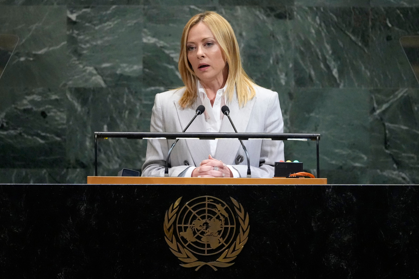 Giorgia Meloni. Arkivbild. Foto: Pamela Smith/AP/TT