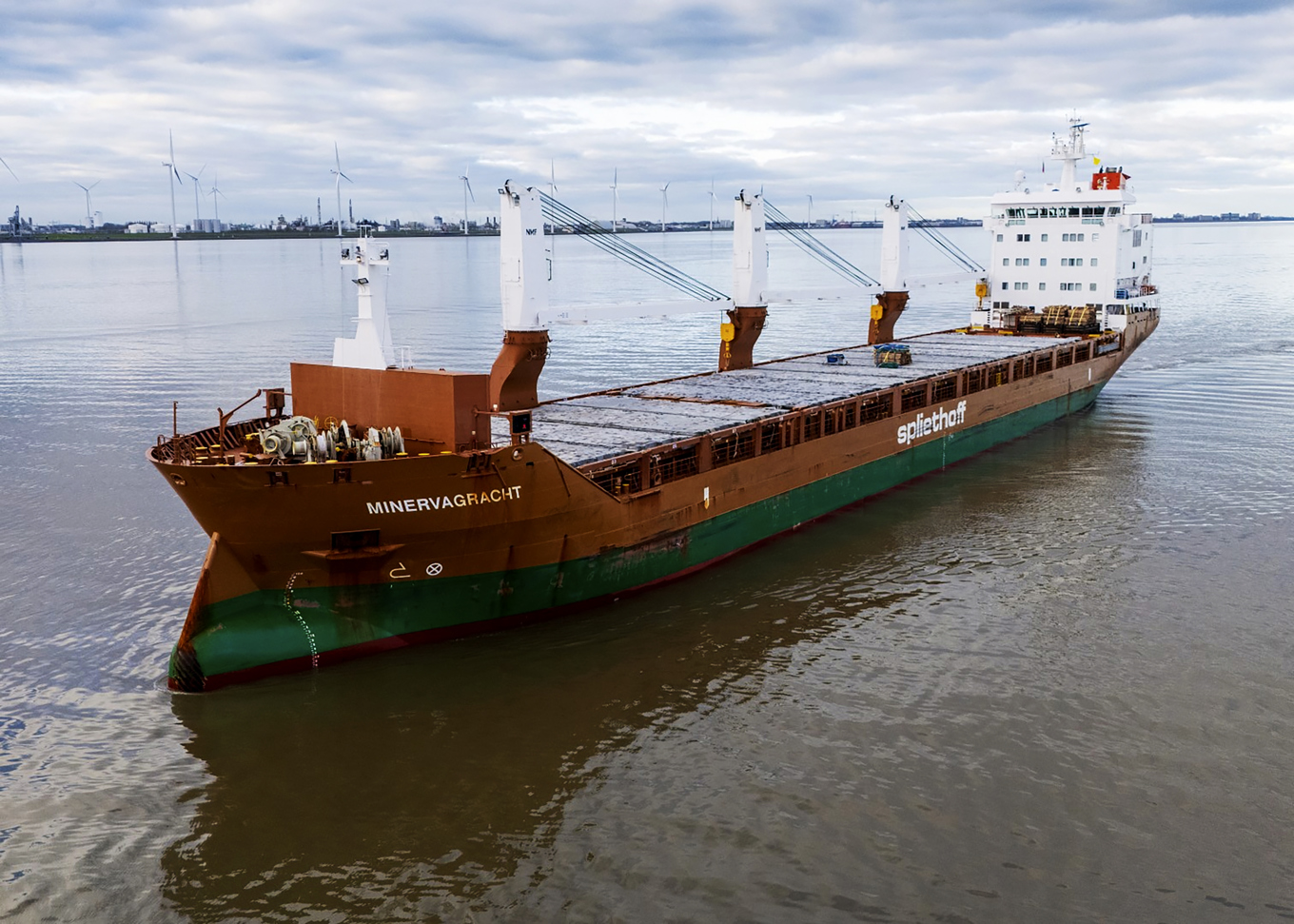 Fraktfartyget Minervagracht attackerades. Arkivbild. Foto: Mark Prummel/AP/TT