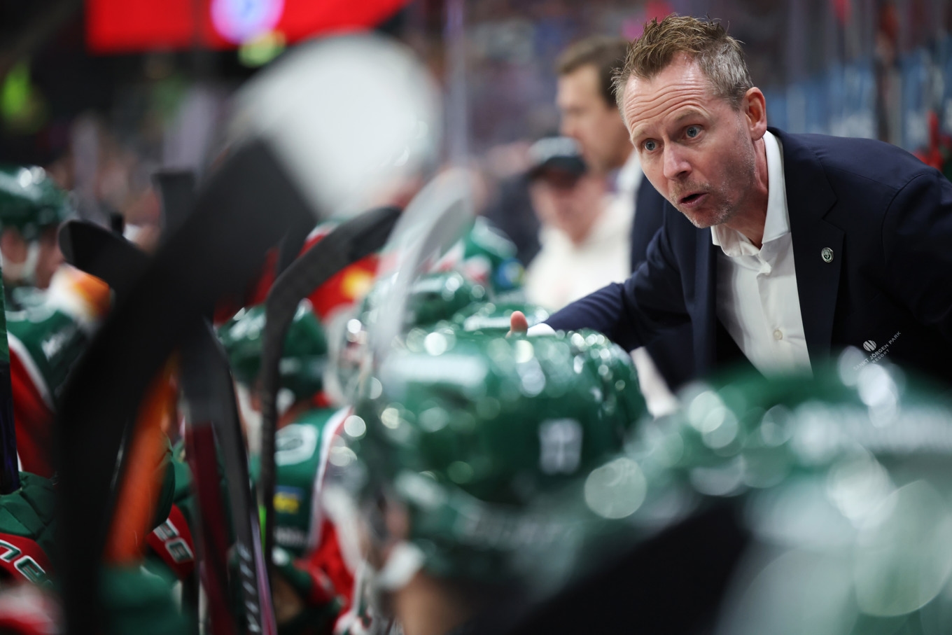 Frölundas huvudtränare Robert Ohlsson. Foto: Björn Larsson Rosvall/TT