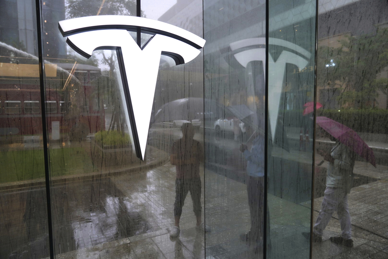Starka siffror från Tesla. Arkivbild. Foto: Rafiq Maqbool/AP/TT
