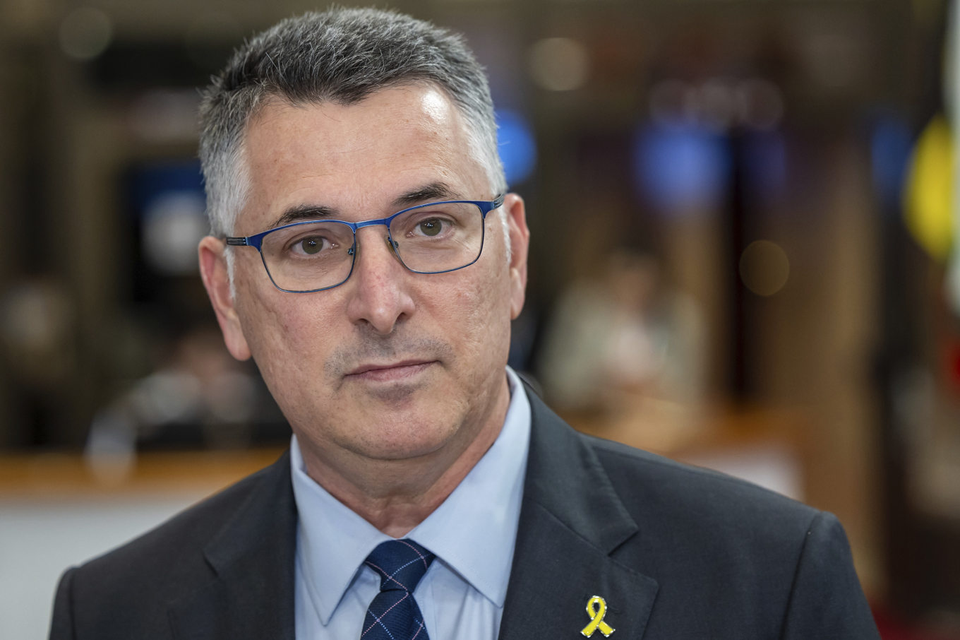 Arkivbild på Israels utrikesminister Gideon Sa'ar. Foto: Geert Vanden Wijngaert/AP/TT