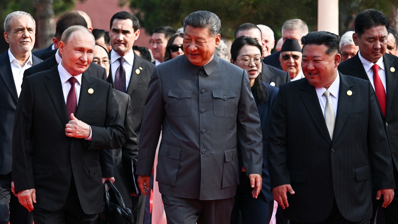 Ett tekniskt misstag avslöjade det som inte fick sägas. Foto: Sergey Bobylev/POOL/AFP via Getty Images