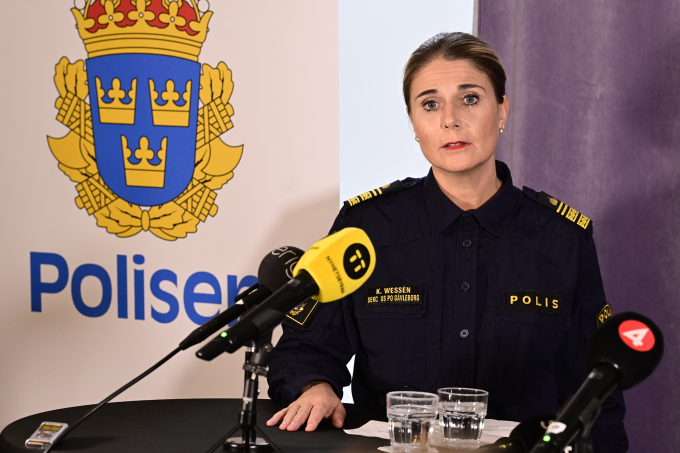 Karin Wessén, chef för utredningssektionen i Gävleborg. Foto: Jonas Ekströmer/TT