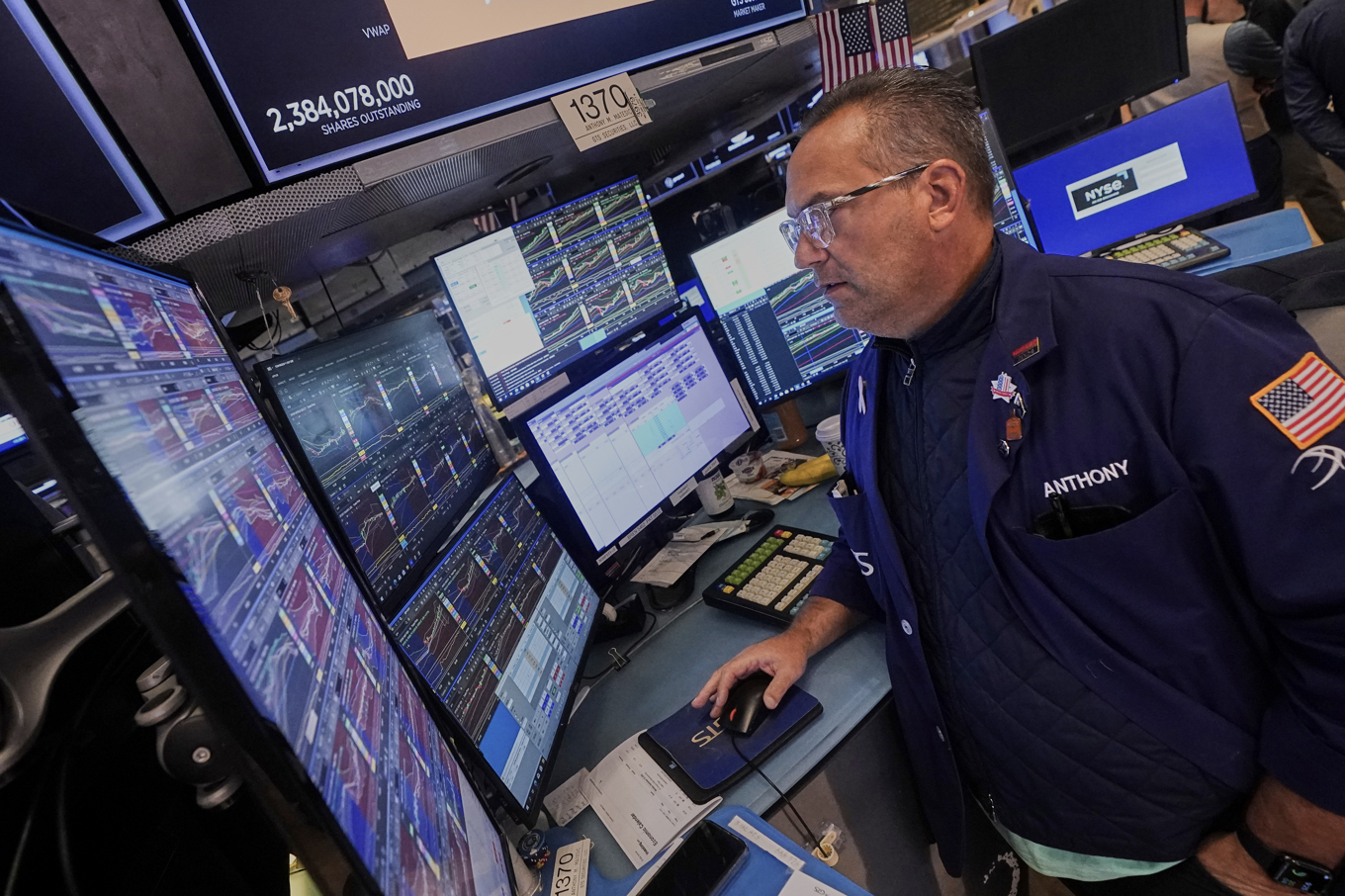 New York-börsen har gått starkt i år, trots en försvagad amerikansk dollar. Arkivbild. Foto: Richard Drew/AP/TT