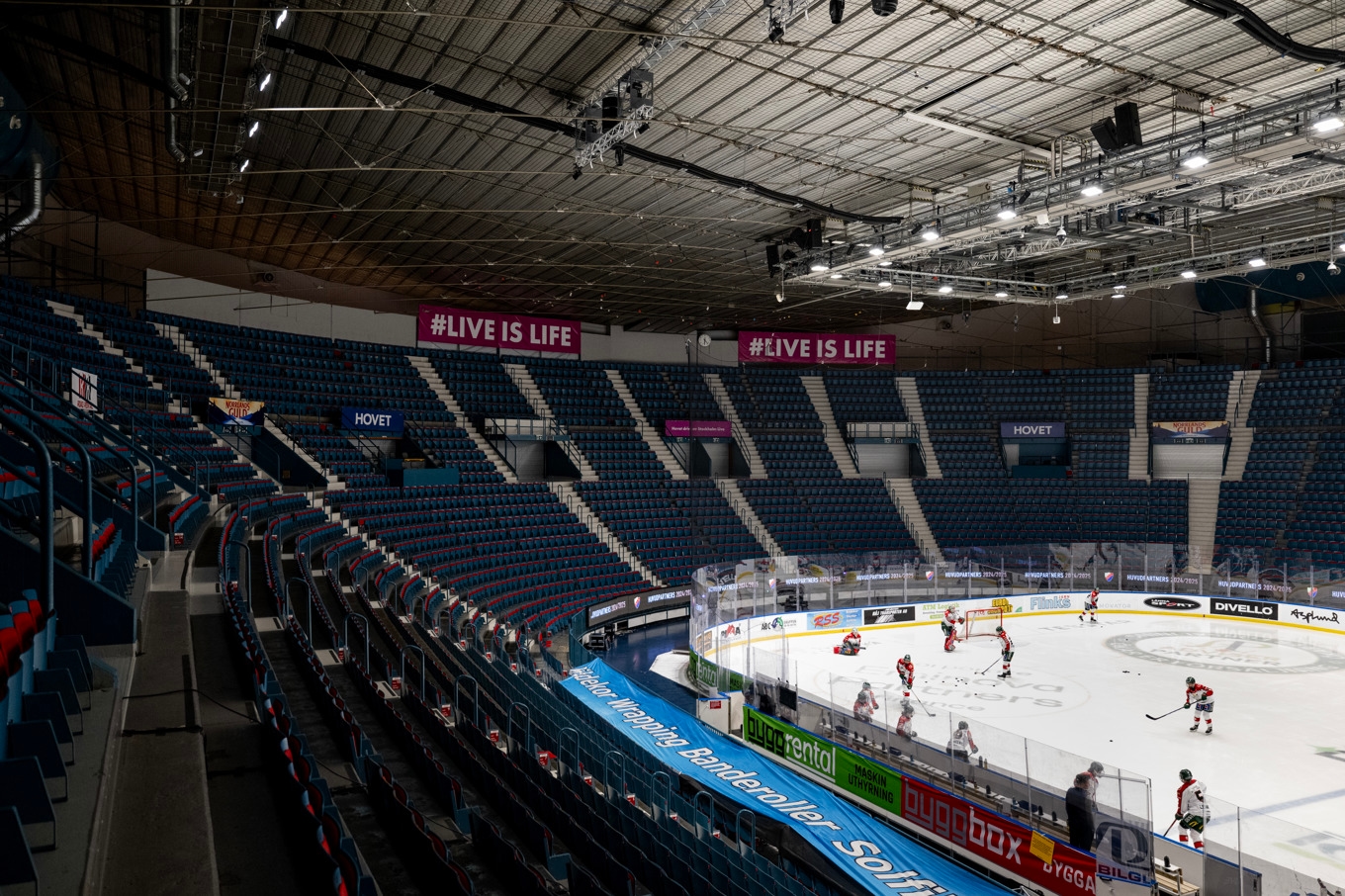Ishockeyarenan Hovet rivs inte. Arkivbild. Foto: Christine Olsson/TT