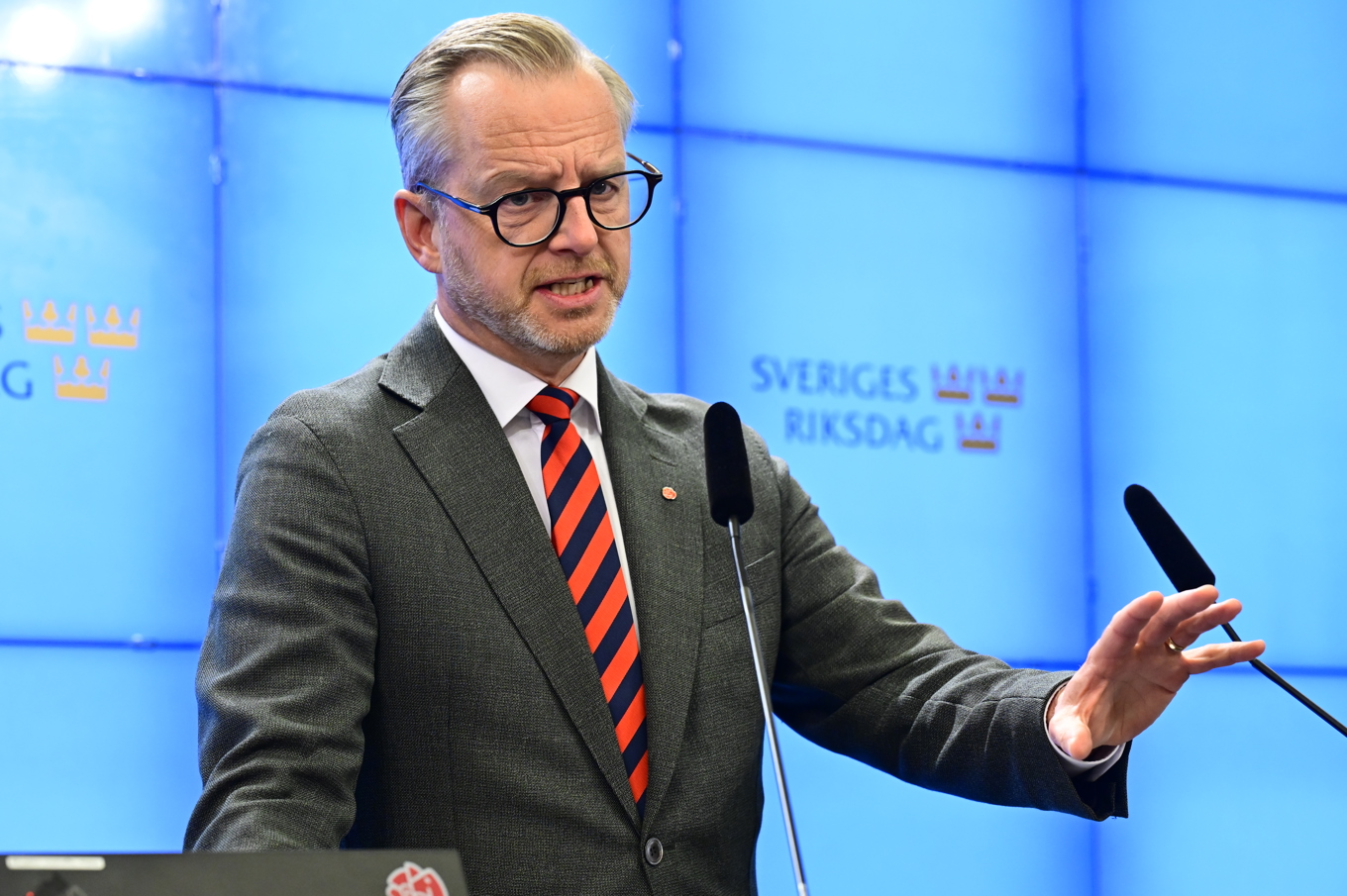 Socialdemokraternas ekonomiskpolitiska talesperson Mikael Damberg (S). Bilden togs för några veckor sedan. Foto: Jonas Ekströmer/TT