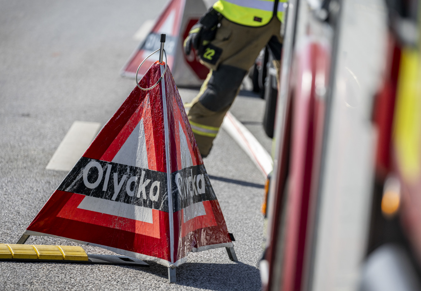 En man har avlidit i en trafikolycka utanför Hallsberg, uppger polisen. Arkivbild Foto: Johan Nilsson/TT