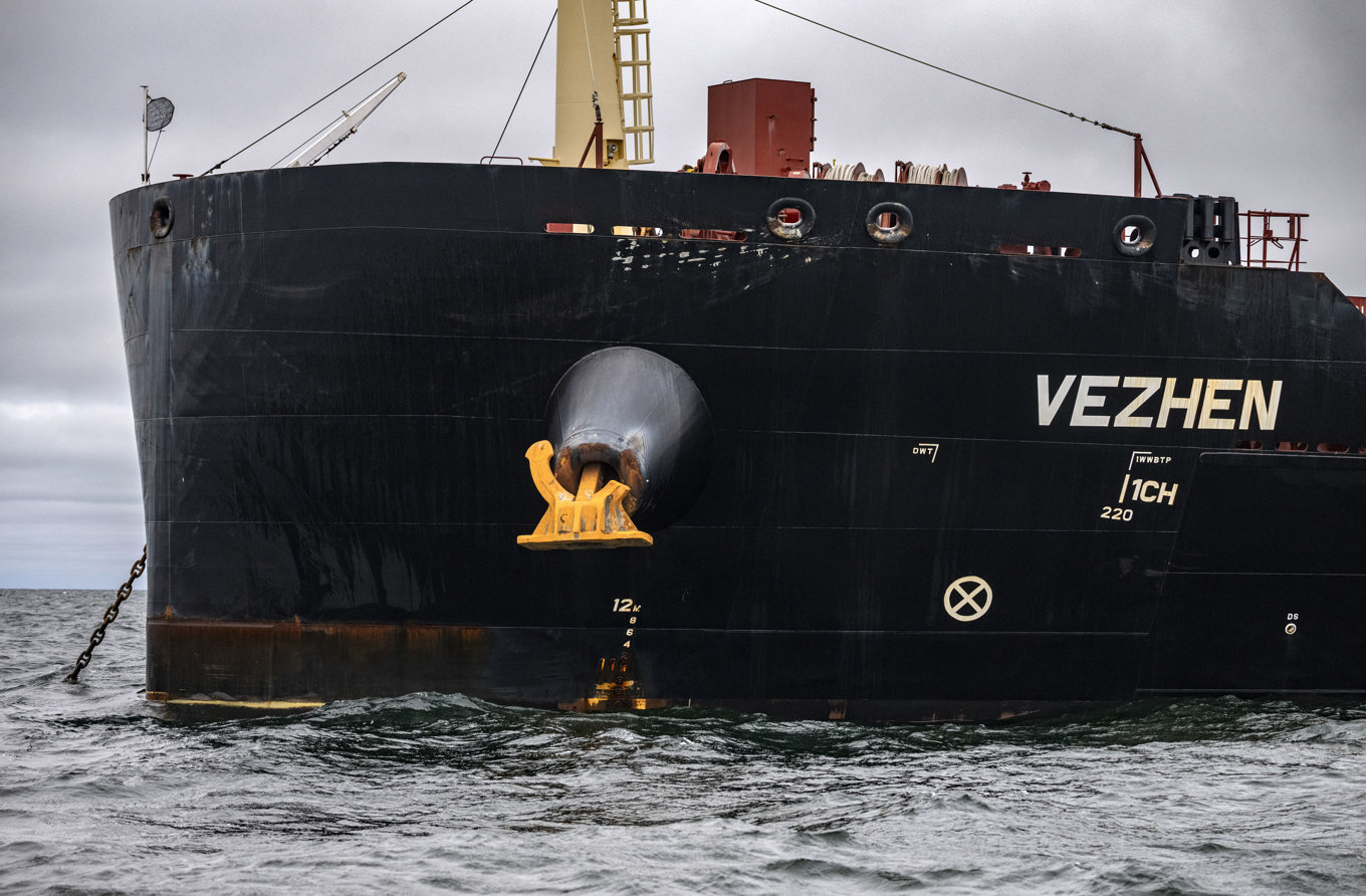 Det var en olyckshändelse i hårt väder som gjorde att det Maltaregistrerade fartyget Vezhen i i januari skadade en lettisk fiberkabel med sitt ankare utanför Gotland, enligt åklagare som nu lägger ned förundersökningen.. Arkivbild. Foto: Johan Nilsson / TT