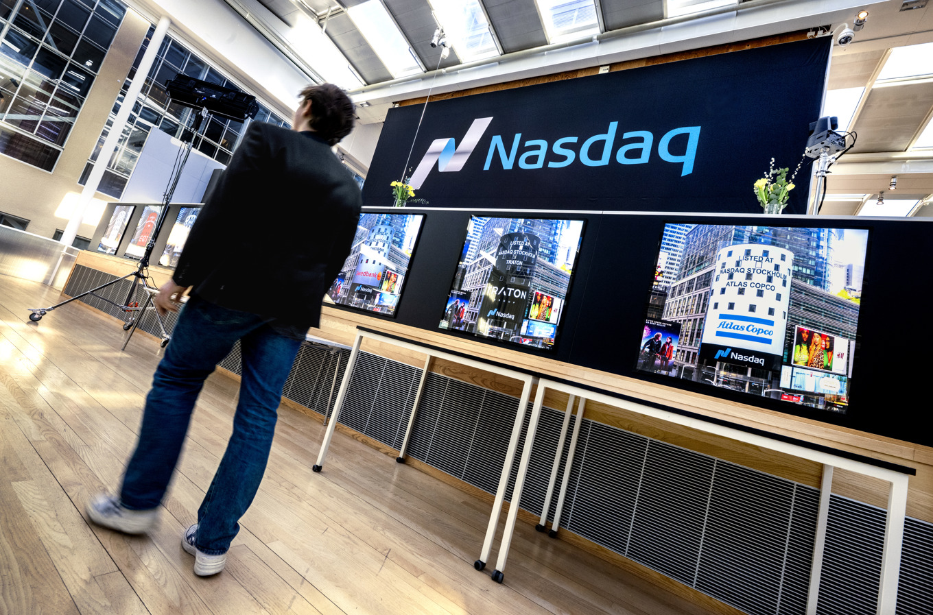 Stockholmsbörsen inledde handelsveckan svagt uppåt. Arkivbild. Foto: Claudio Bresciani/TT