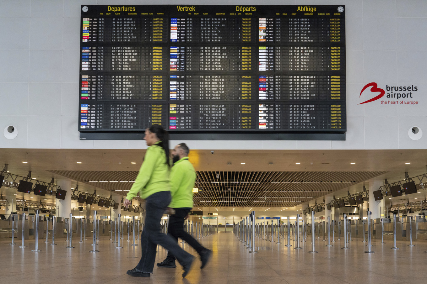 Bryssels flygplats. Arkivbild. Foto: Marius Burgelman