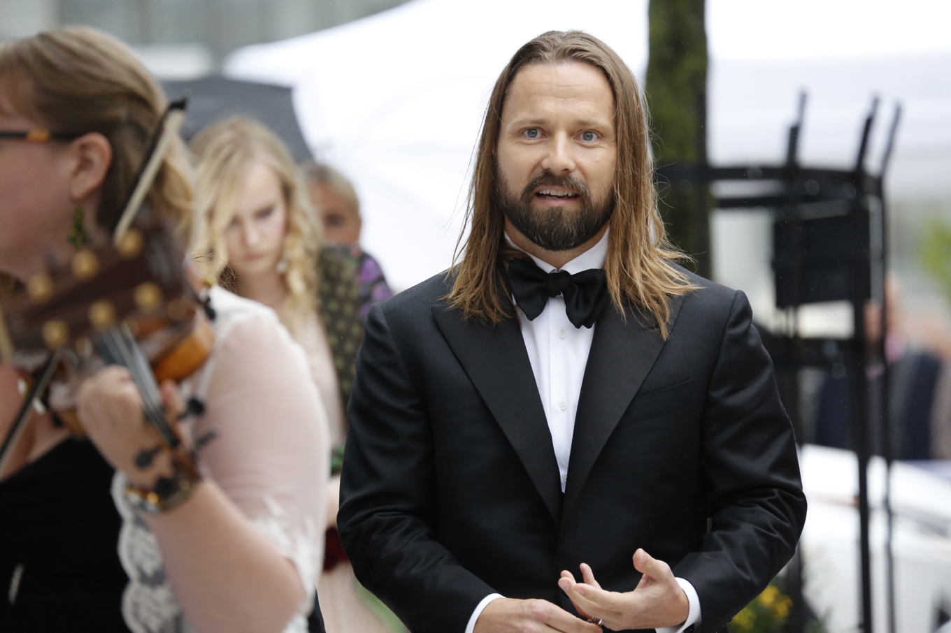 Max Martin när han fick Polarpriset 2016. Nu har den svenske stjärnproducenten fått en ny etta I USA. Foto: Christine Olsson/TT