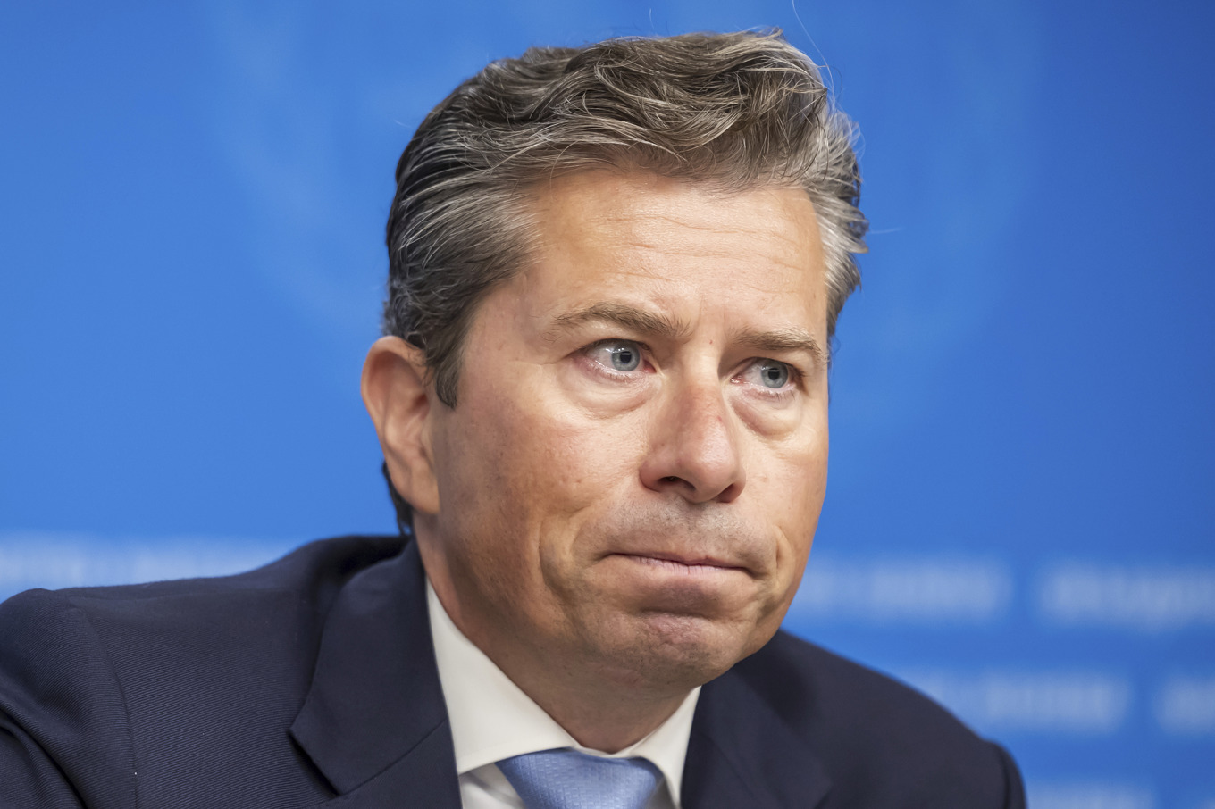 Tom Fletcher, undergeneralsekreterare för humanitära frågor. Arkivbild. Foto: Salvatore Di Nolfi/Keystone via AP/TT