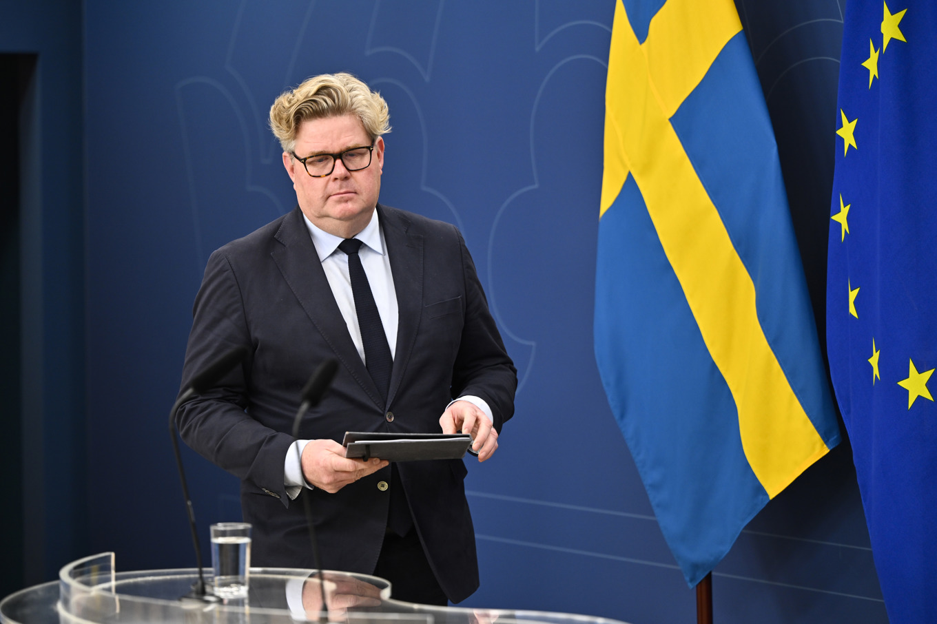 Justitieminister Gunnar Strömmer (M). Arkivbild Foto: Anders Wiklund/TT