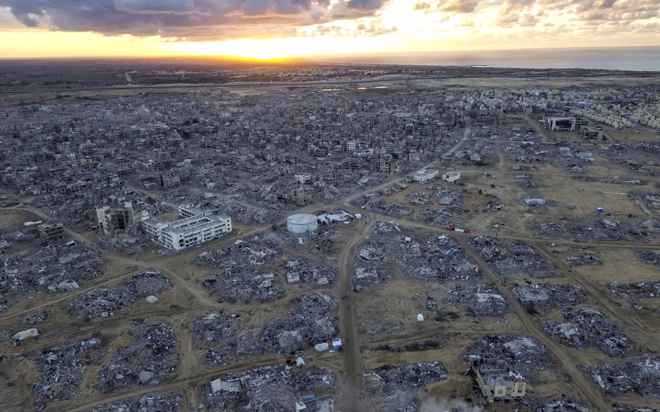 Det krigshärjade Rafah i södra Gazaremsan. Arkivbild från tidigare i år. Foto: Jehad Alshrafi/AP/TT