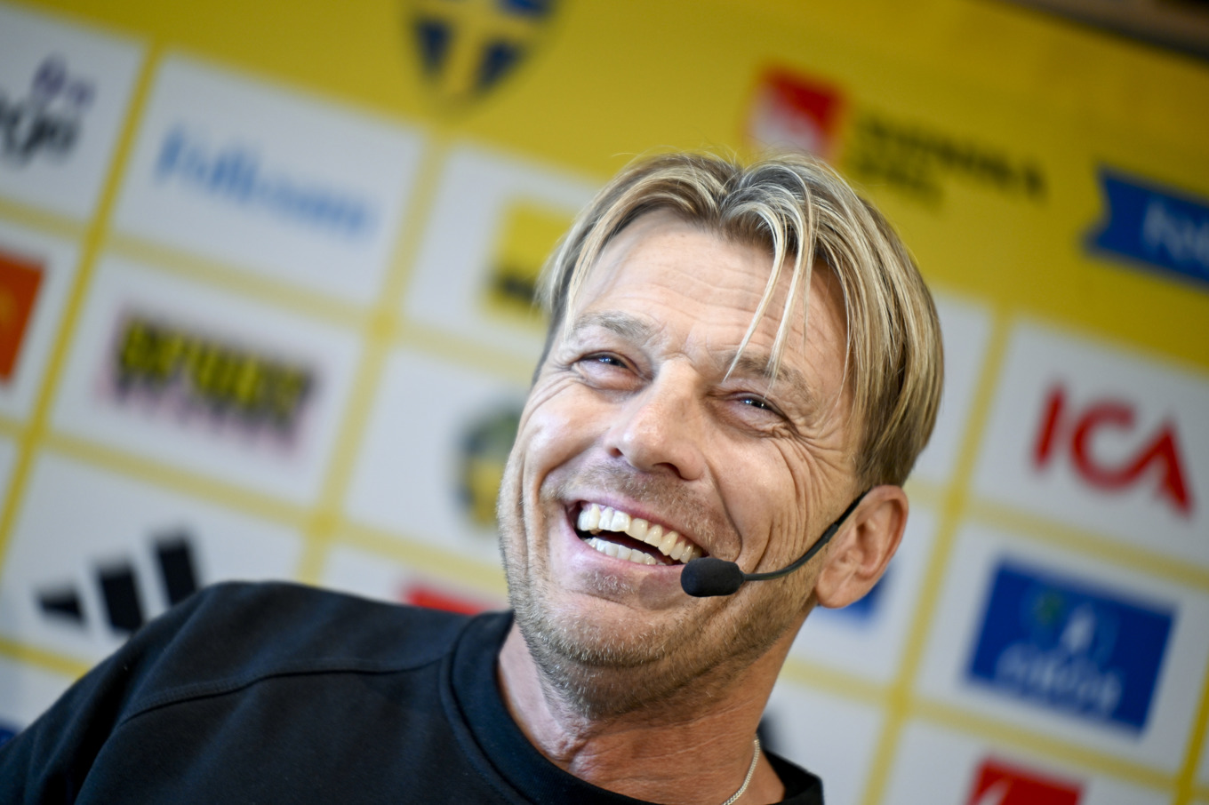 Tony Gustavsson debuterar som svensk förbundskapten i Nations League-semifinalen mot Spanien på fredag. Arkivbild. Foto: Pontus Lundahl/TT
