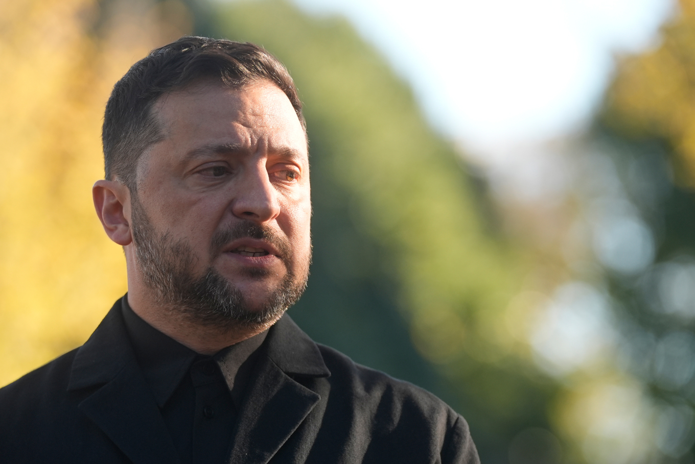 Ukrainas president Volodymyr Zelenskyj den 17 oktober. Foto: Manuel Balce Ceneta/AP/TT