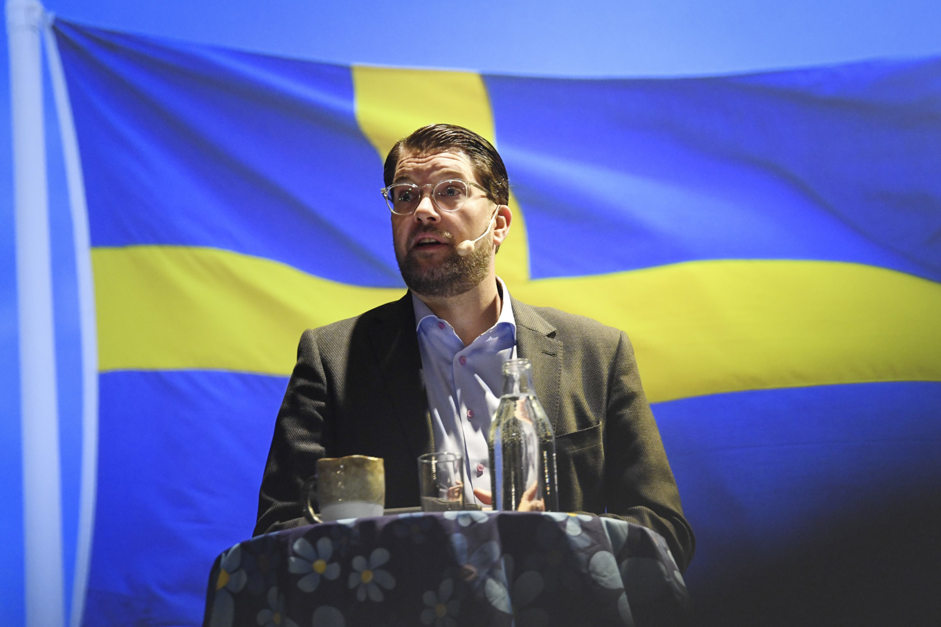 Sverigedemokraternas partiledare Jimmie Åkesson. Foto: Oscar Olsson/TT