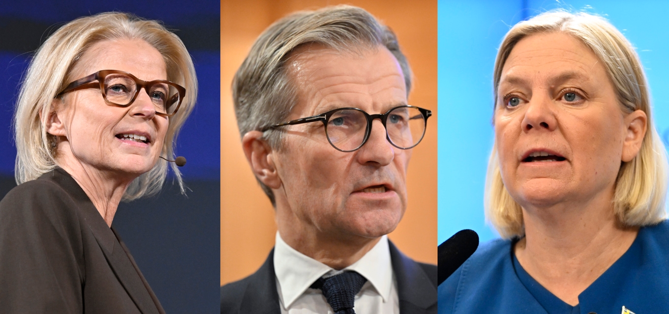 Riksbankschef Erik Thedéen håller inte med om kritiken mot bankernas boräntenivåer som kommit från bland andra finansminister Elisabeth Svantesson (M) och S-ledaren Magdalena Andersson. Foto: TT