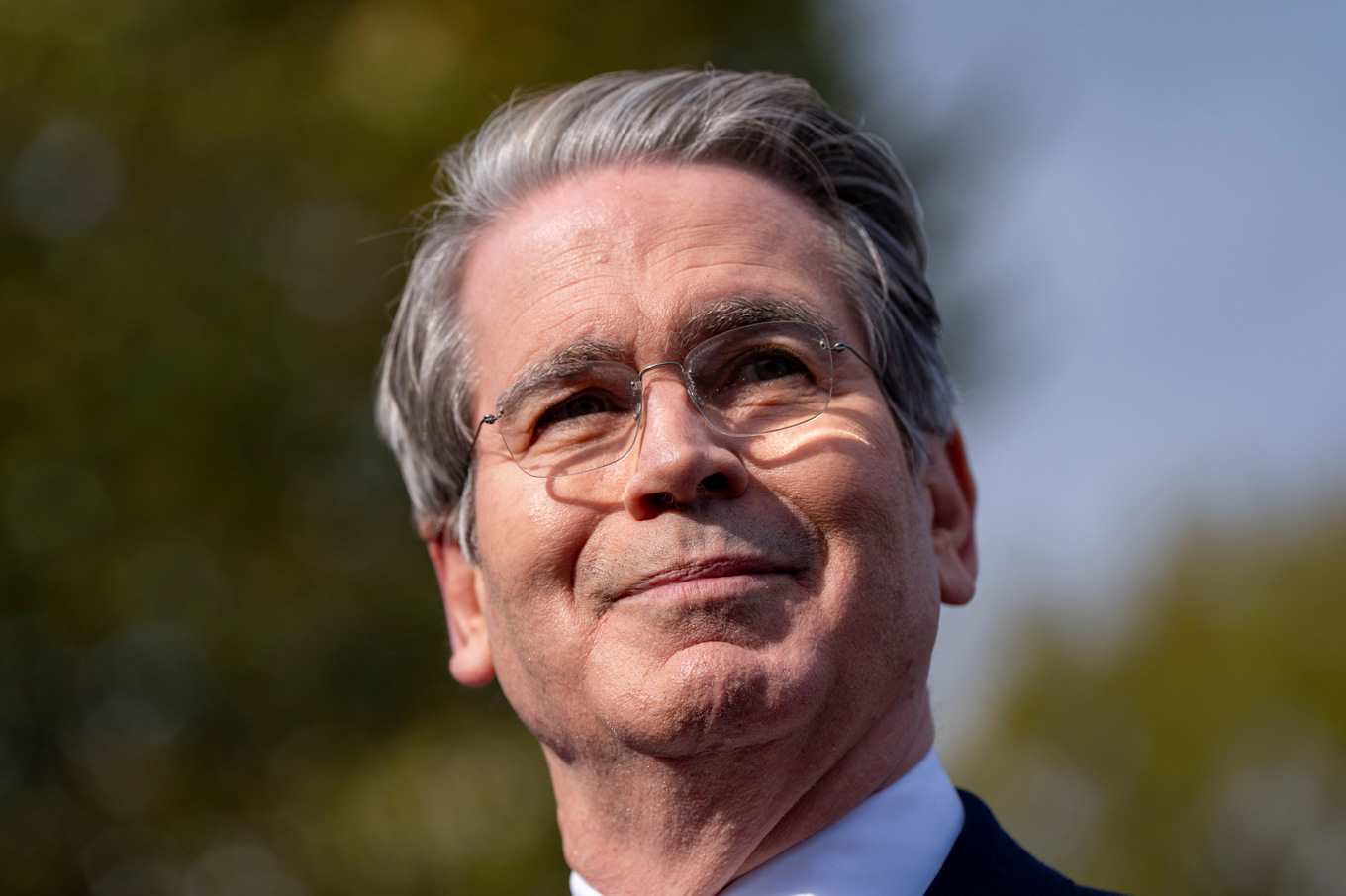 USA:s finansminister Scott Bessent säger att det nu finns ett ramverk inför mötet mellan Donald Trump och Xi Jinping som är planerat att genomföras på torsdag. Arkivbild. Foto: Alex Brandon