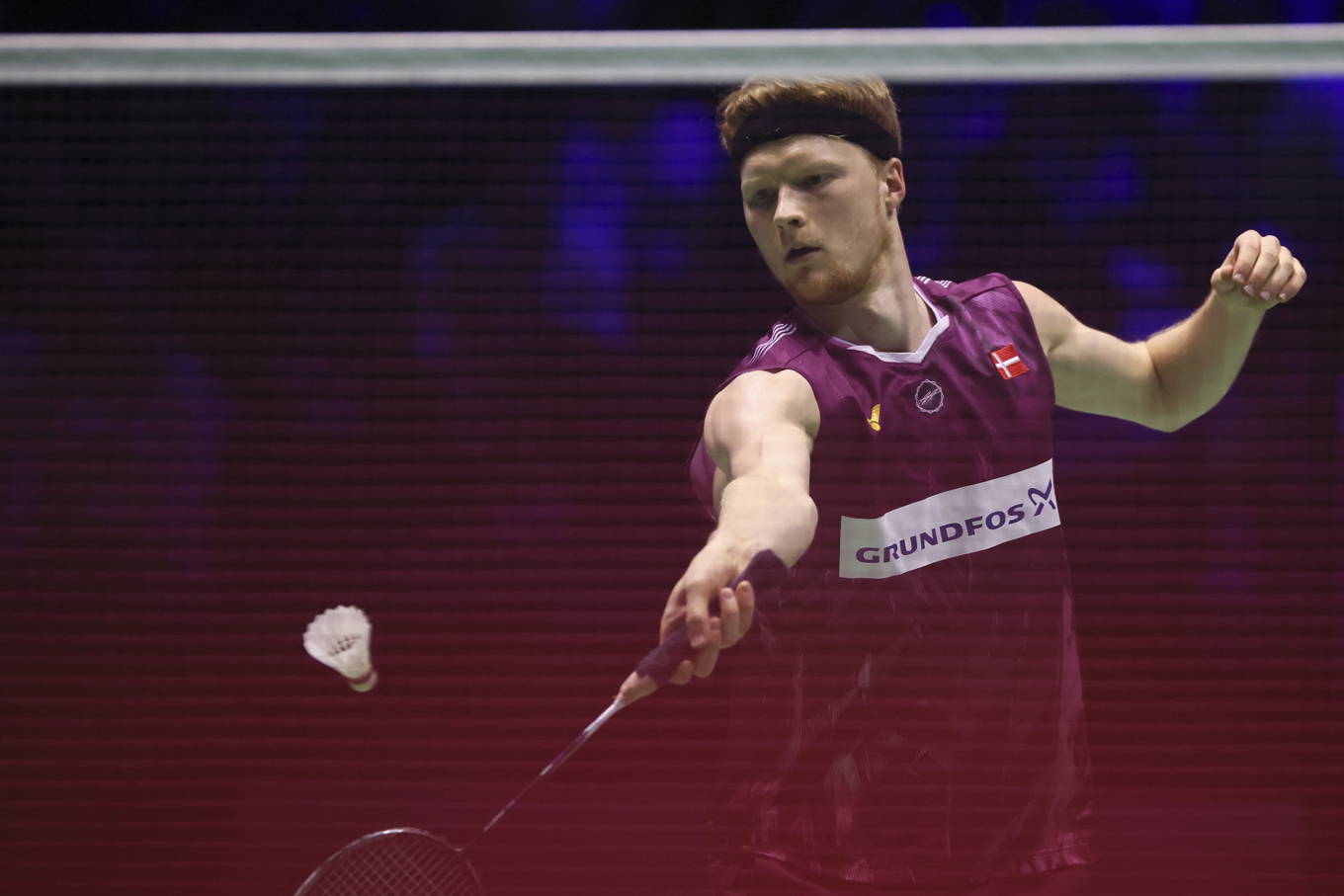 Badmintonstjärnan Anders Antonsen avslöjade sin egen tränare i en spelskandal. Arkivbild. Foto: Thomas Padilla/AP/TT