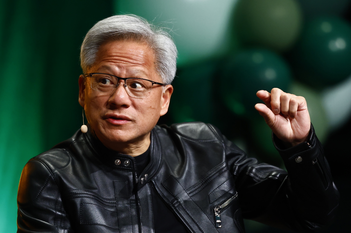 Nvidias medgrundare och vd Jensen Huang var tidigare i år på Sverigebesök när han blev hedersdoktor vid Linköpings universitet. Arkivbild Foto: Stefan Jerrevång/TT