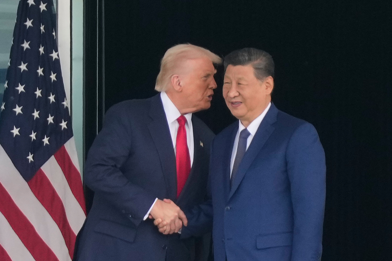 USA:s president Donald Trump och Kinas ledare Xi Jinping. Foto: Mark Schiefelbein/AP/TT