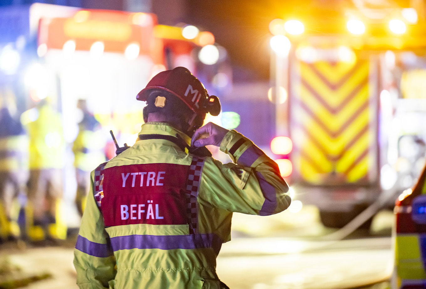 En brand bröt ut i en fastighet i centrala Stockholm natten mot lördag. Arkivbild. Foto: Johan Nilsson/TT