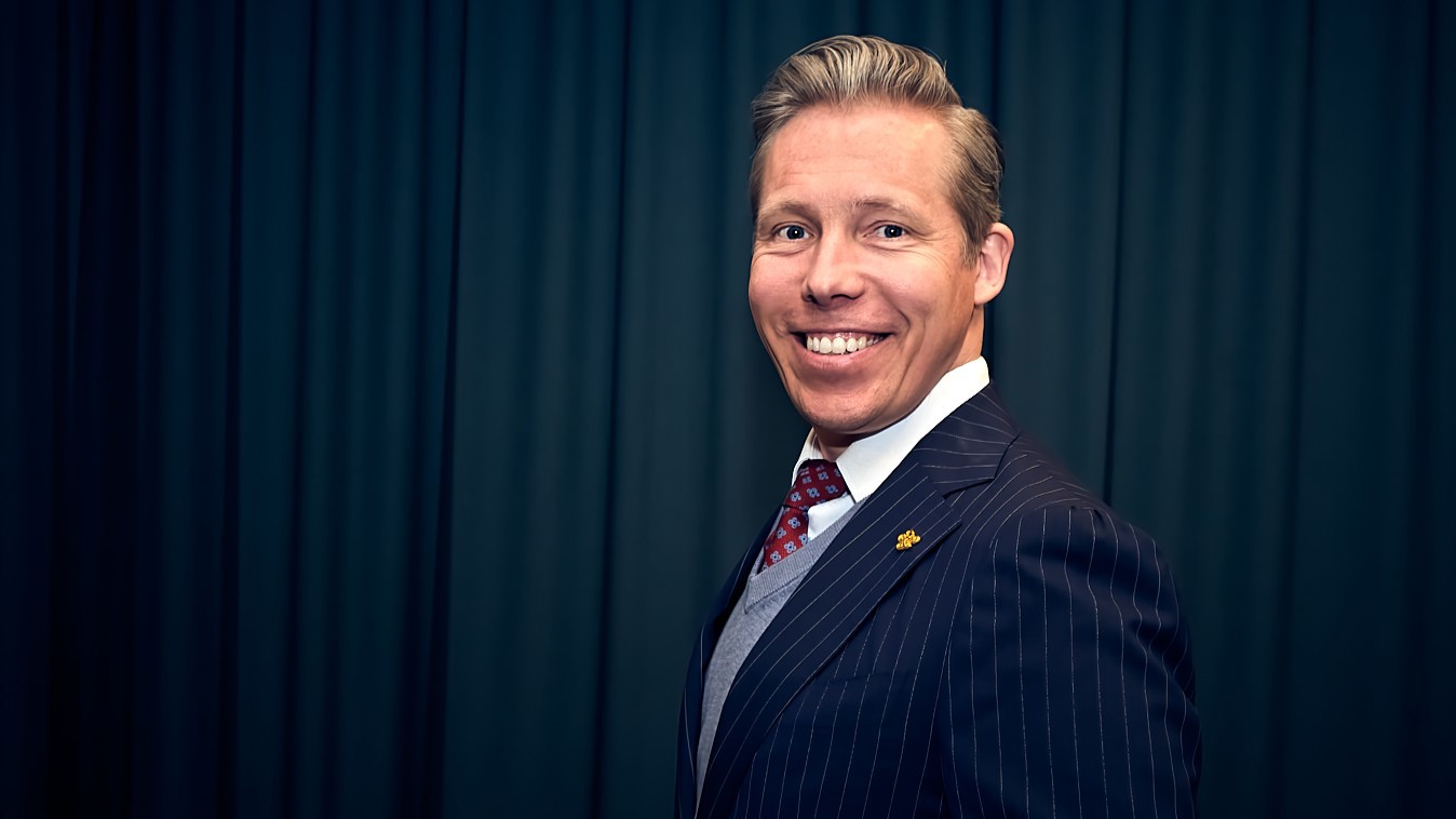Henrik Jönsson, debattör och entreprenör, lanserar nu ett nytt medieprojekt. Foto: Johan Landquist Luxemburg