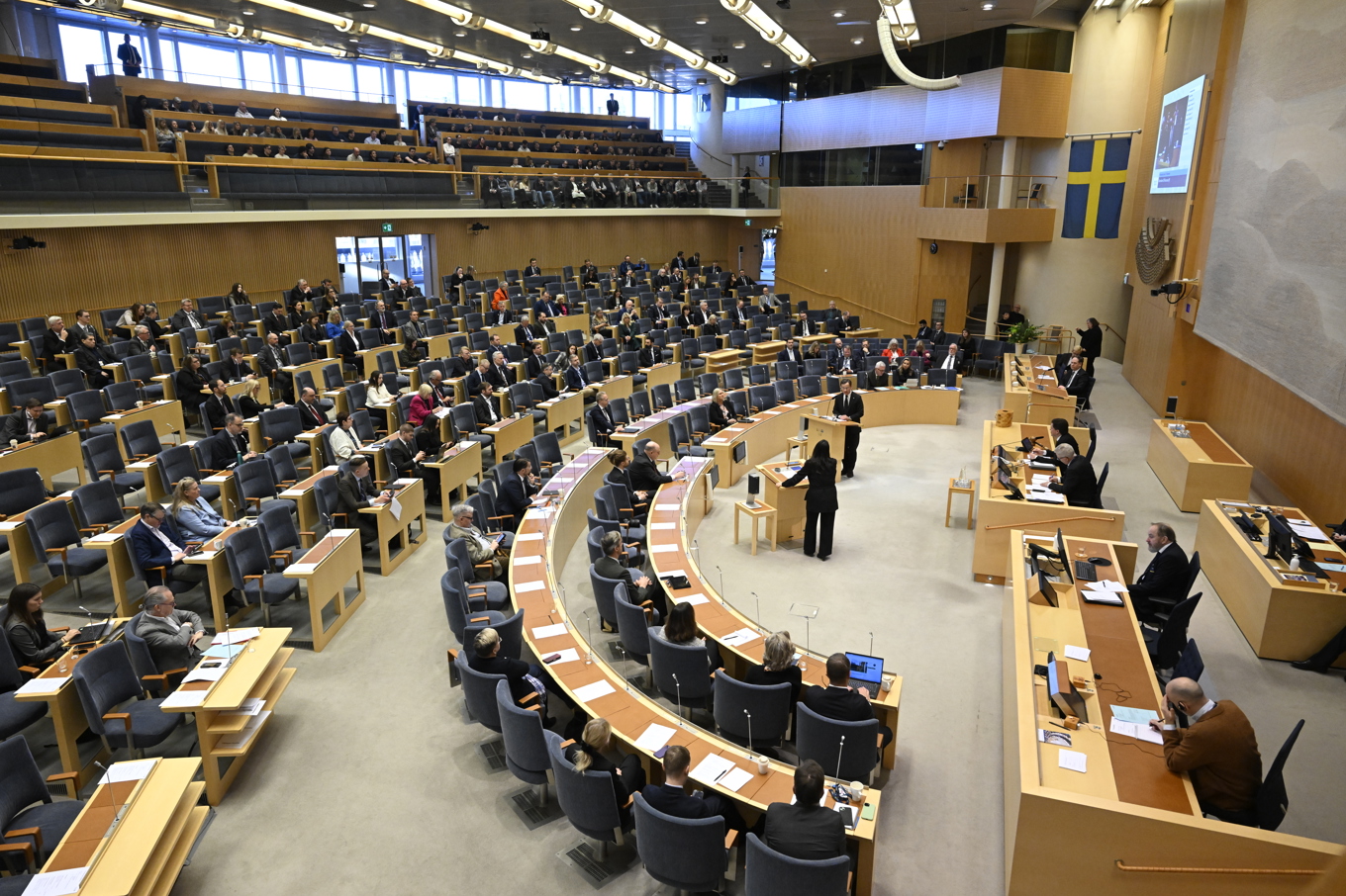 M, KD, L och SD röstade för att ta bort förbudet mot brytning av uran. Arkivbild. Foto: Jessica Gow/TT