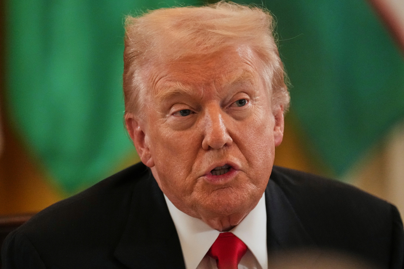 USA:s president Donald Trump på torsdagen. Foto: Jacquelyn Martin/AP/TT