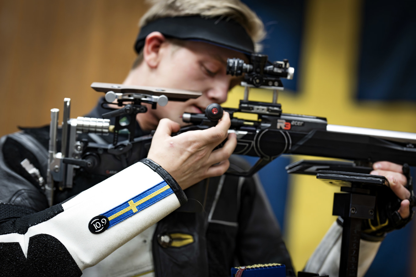 Victor Lindgren under träning inför VM. Foto: Pontus Lundahl/TT