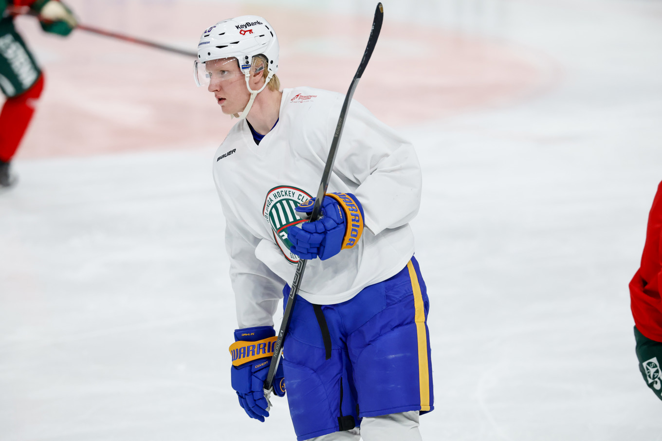 Rasmus Dahlin under en träning med Frölunda HC i Göteborg i förra veckan. Foto: Adam Ihse/TT